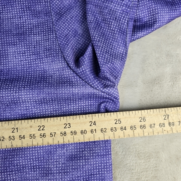 Men's Callaway Geometric Purple Polo Shirt Sz XL - Picture 5 of 6